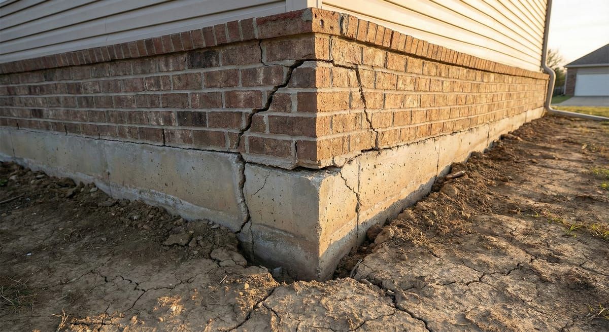 Sinking Foundation in Ithaca - Before